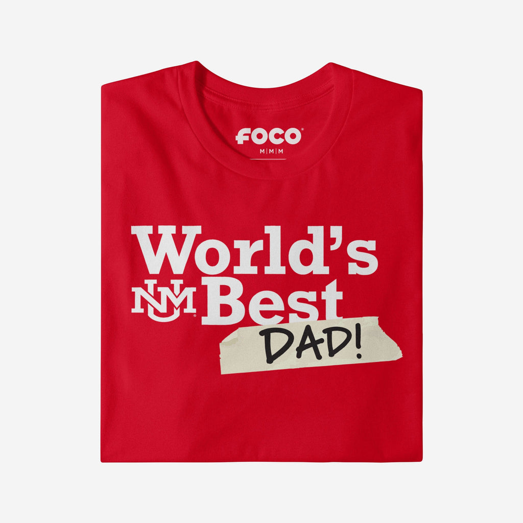 FOCO New Mexico Lobos World's Best Dad T-Shirt 4
