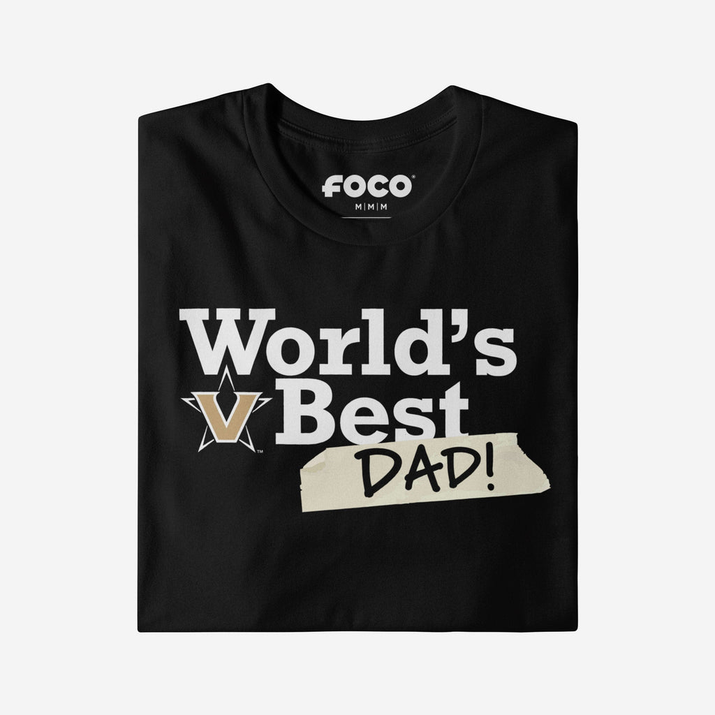 FOCO Vanderbilt Commodores World's Best Dad T-Shirt - M - Homme 4