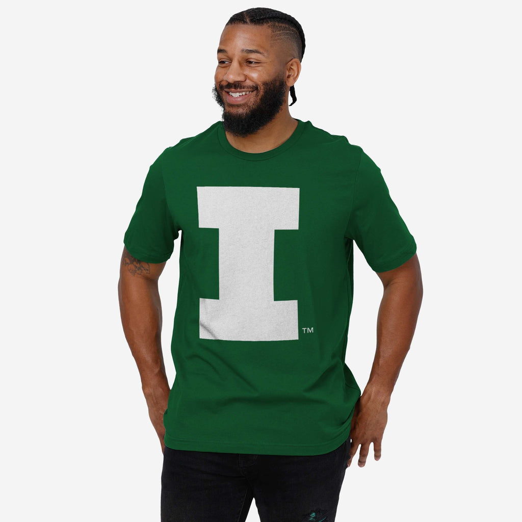 FOCO Illinois Fighting Illini Logo T-Shirt Weiß 3XL 3