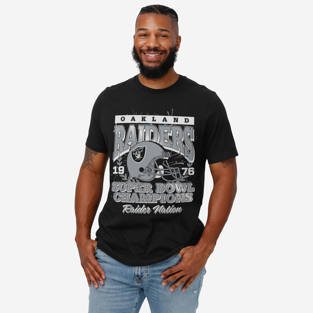 FOCO Las Vegas Raiders Super Bowl Commemorative T-Shirt Black 2XL 3
