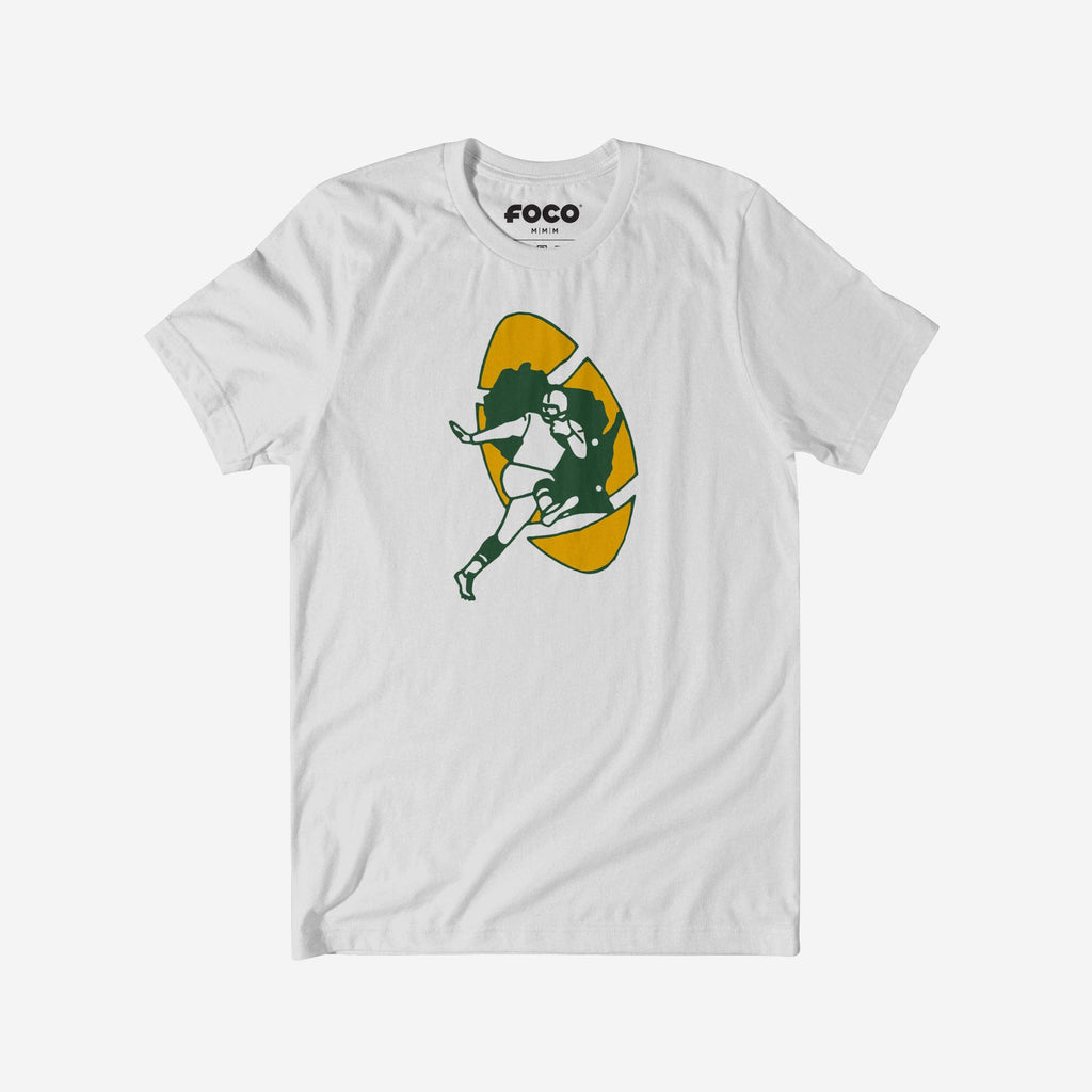 FOCO Green Bay Packers 1961 Retro Logo T-Shirt - Weiß / 3XL 2