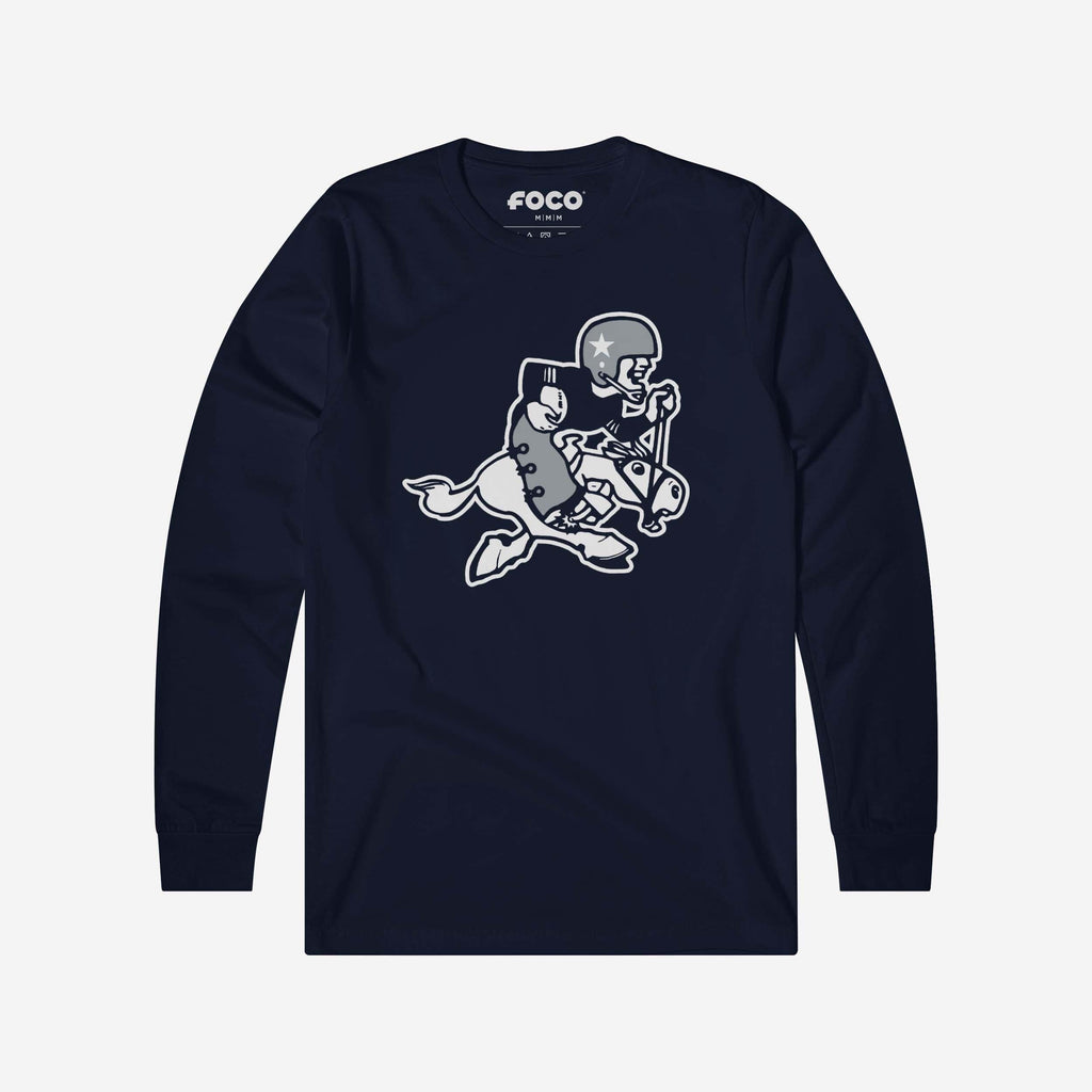 FOCO Dallas Cowboys 1966 Retro Logo Long Sleeve T-Shirt Navy / M 2