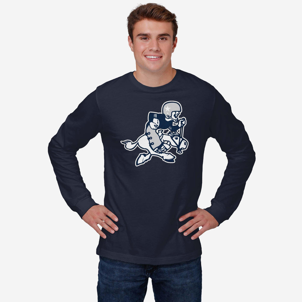 FOCO Dallas Cowboys 1966 Retro Logo Long Sleeve T-Shirt Navy / M 3