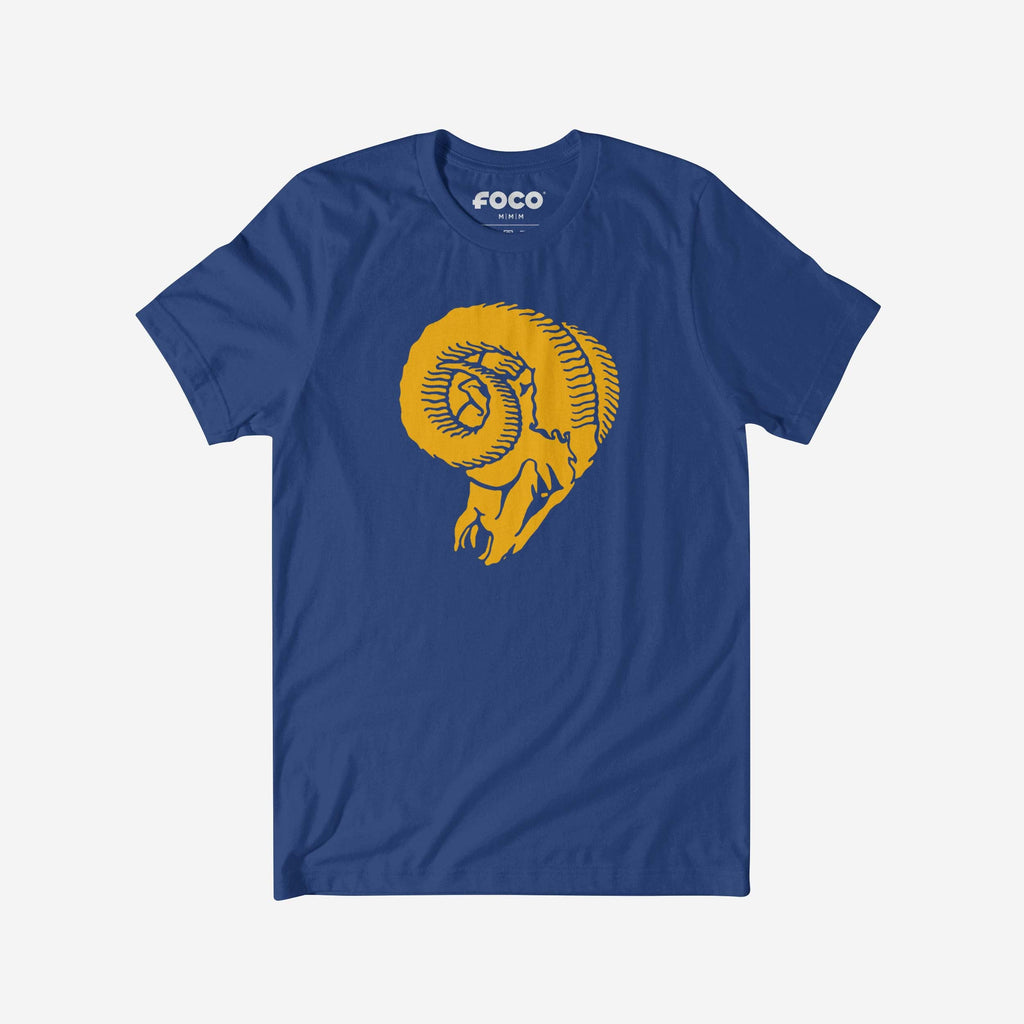 FOCO Los Angeles Rams 1966 Retro Logo T-Shirt Gold S 2