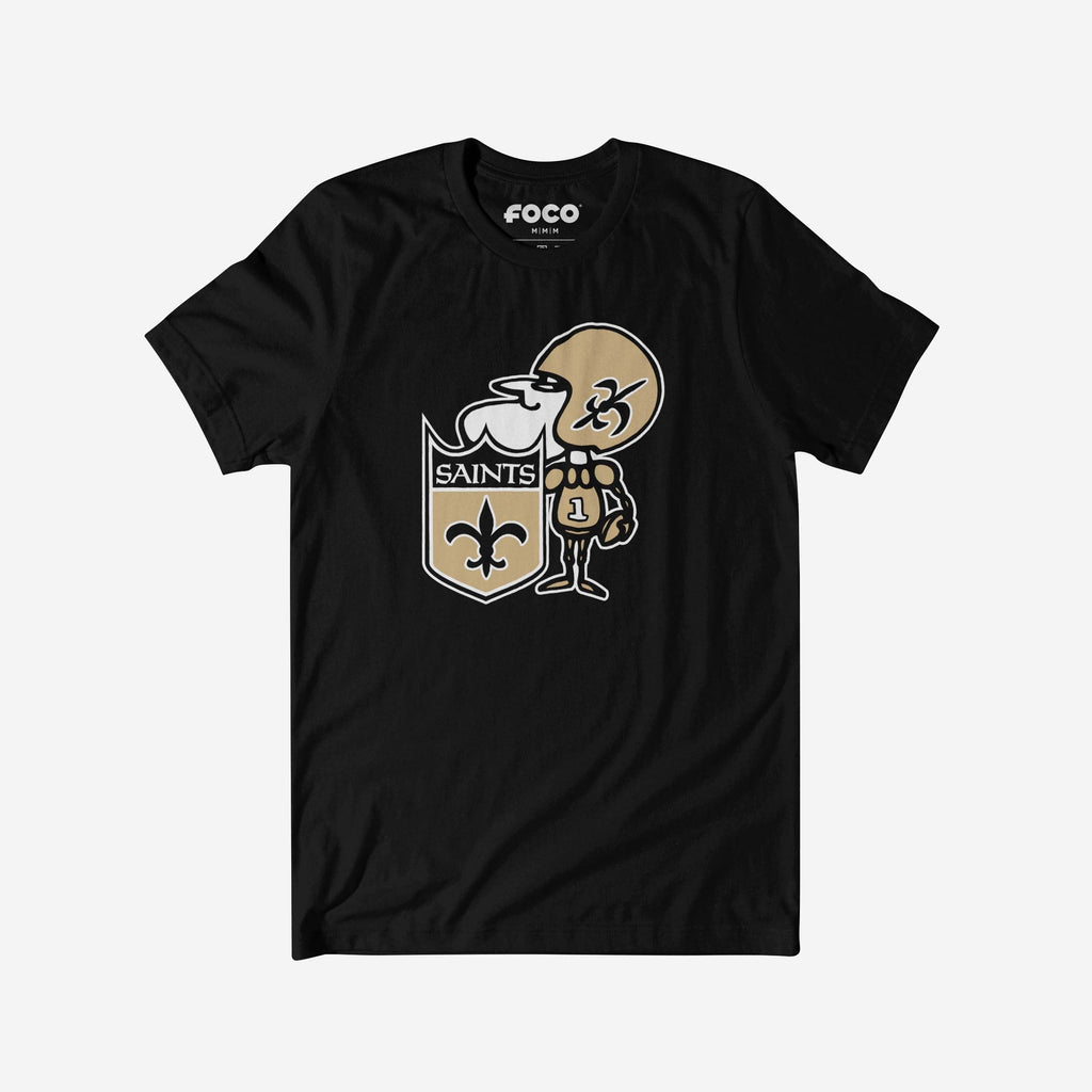 Saints 1967 Retro Organic Rib Tank in Black main image 1