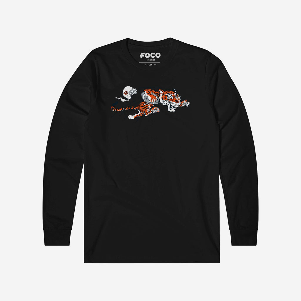 FOCO Cincinnati Bengals 1968 Retro Logo Langarm T-Shirt - Schwarz / S 2