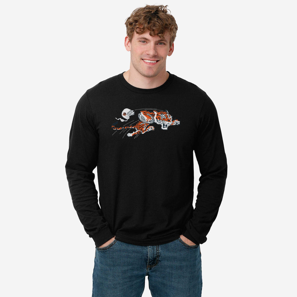 FOCO Cincinnati Bengals 1968 Retro Logo Langarm T-Shirt - Schwarz / S 3