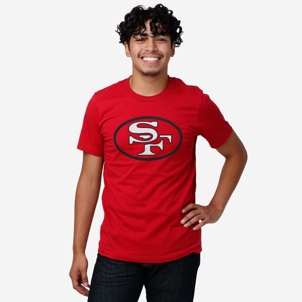 FOCO San Francisco 49ers 1968 Retro Logo T-Shirt White S 3