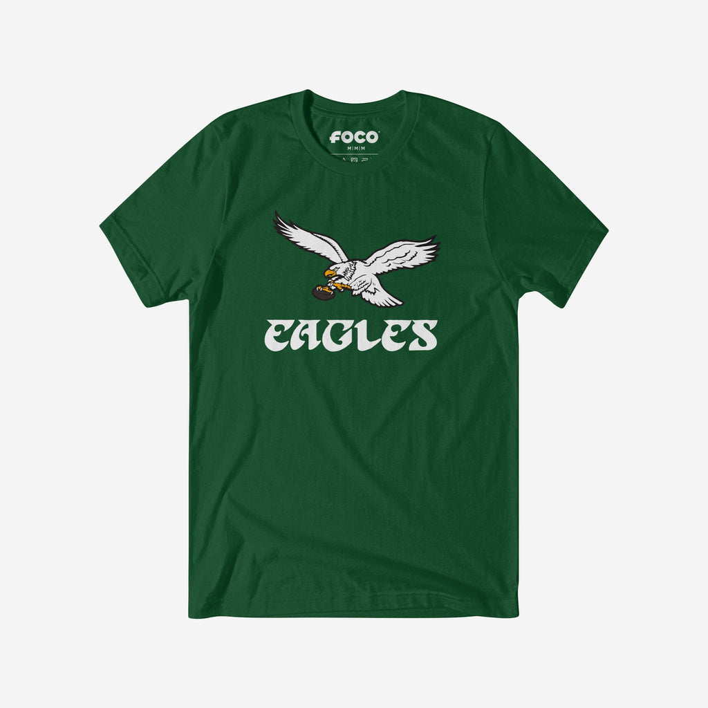 FOCO Philadelphia Eagles Retro Logo Lockup T-Shirt Heather 2XL 2