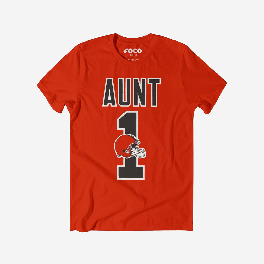 FOCO Cleveland Browns Number 1 Aunt T-Shirt - 2XL - Femme 2