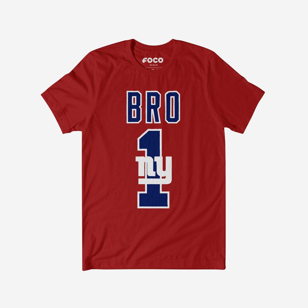 New York Giants Number 1 Bro T-Shirt