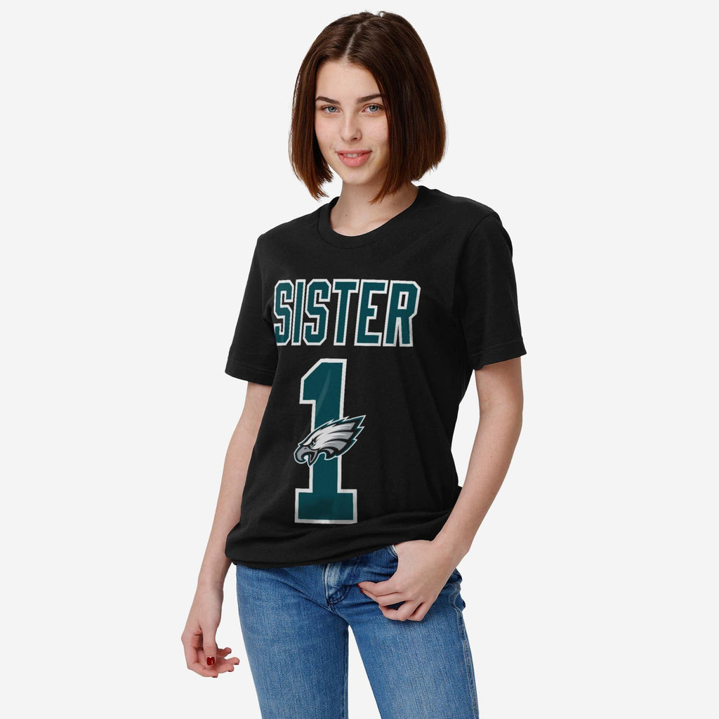 Philadelphia Eagles Number 1 Sister TShirt FOCO