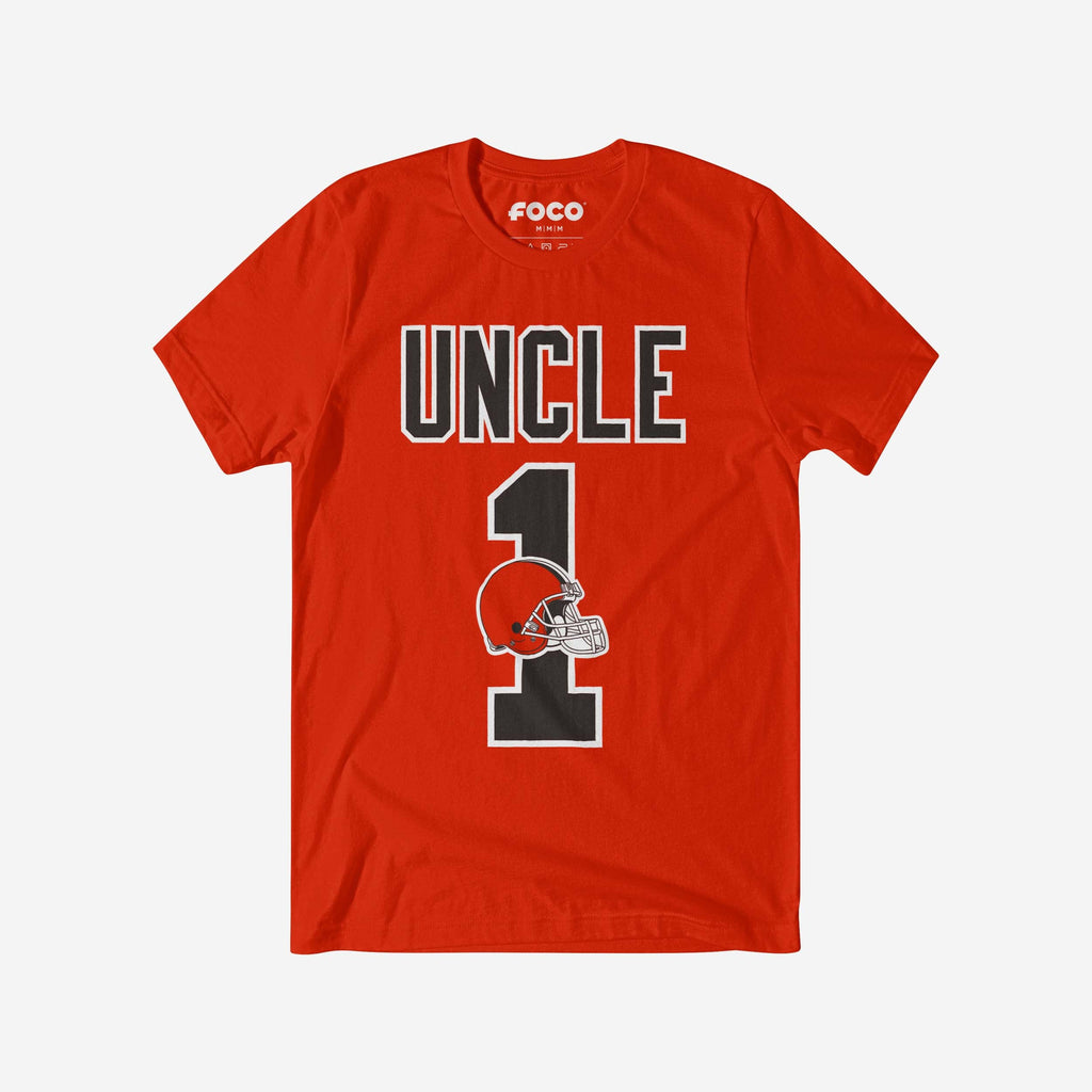 FOCO Cleveland Browns Number 1 Uncle T-Shirt - M - Herren 2