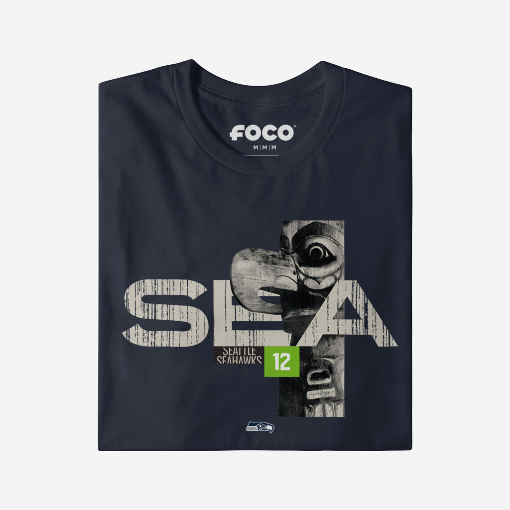 FOCO Seattle Seahawks 2025 NFL Draft Cluster T-Shirt - M - Homme 4