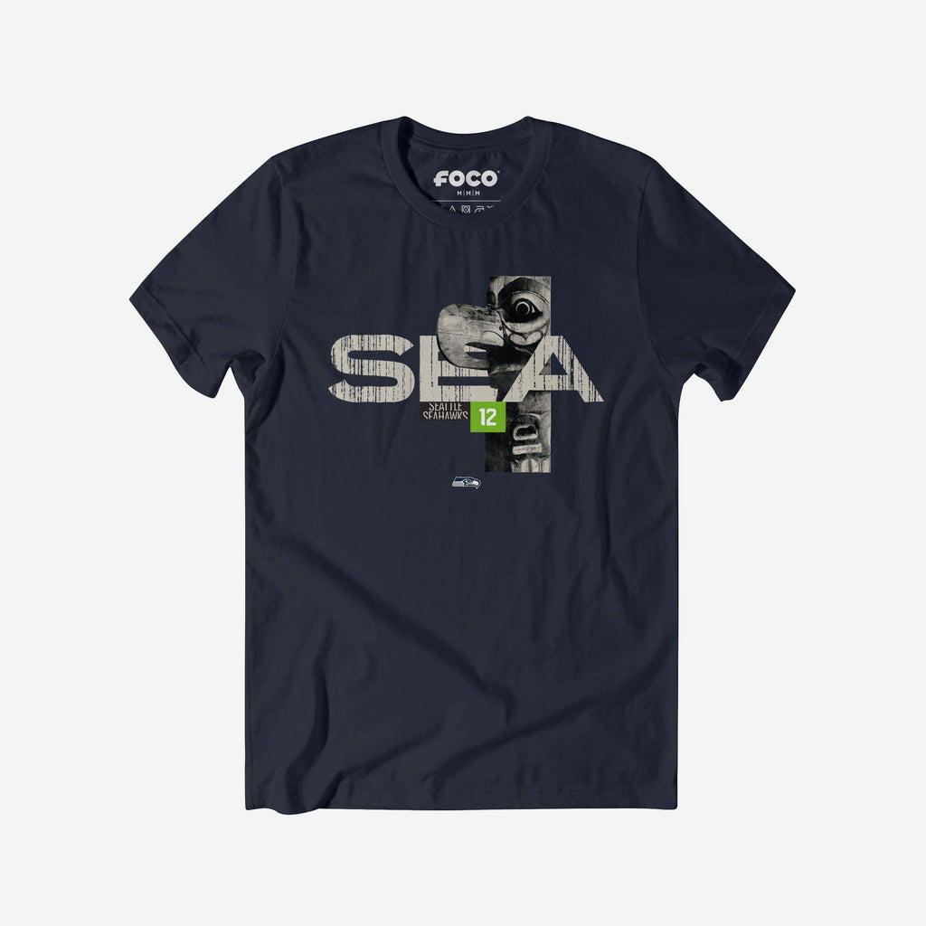 FOCO Seattle Seahawks 2025 NFL Draft Cluster T-Shirt - M - Homme 2