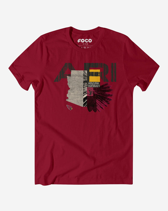 Arizona Cardinals 2025 NFL Draft Cluster T-Shirt FOCO S - FOCO.com