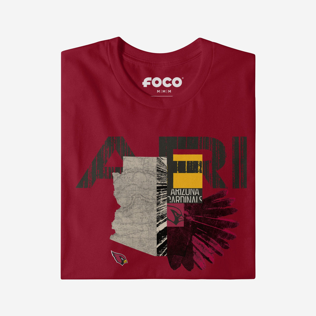FOCO Arizona Cardinals 2025 NFL Draft Cluster T-Shirt Red M 4