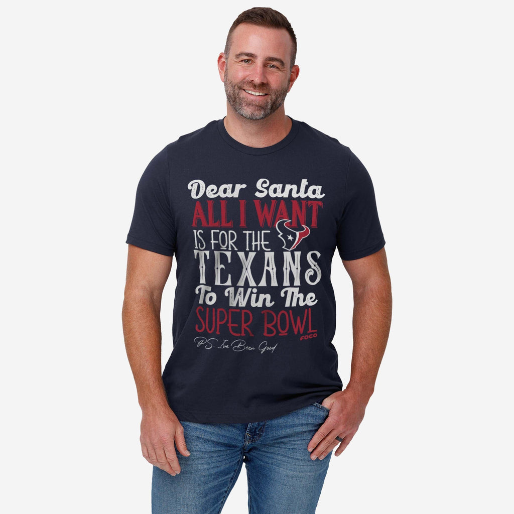 FOCO Houston Texans All I Want T-Shirt Men Size S 3