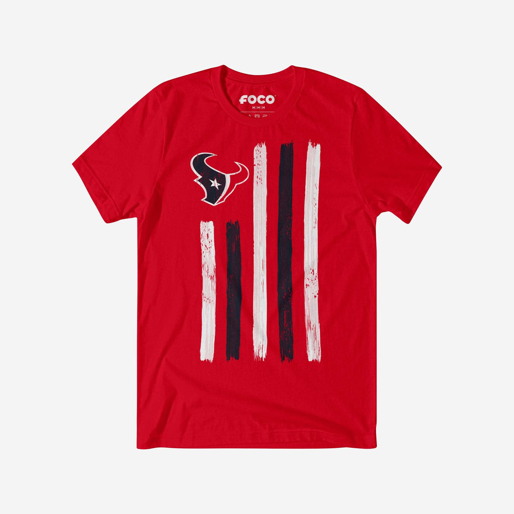 FOCO Houston Texans Brushstroke Flag T-Shirt 3XL 2