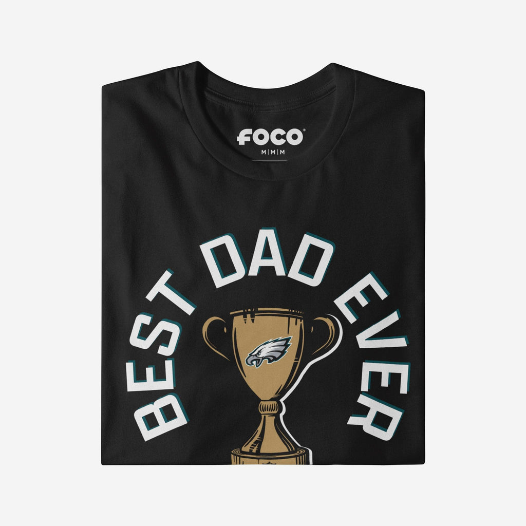 FOCO Philadelphia Eagles Best Dad Ever Trophy T-Shirt Green Men Size S 4