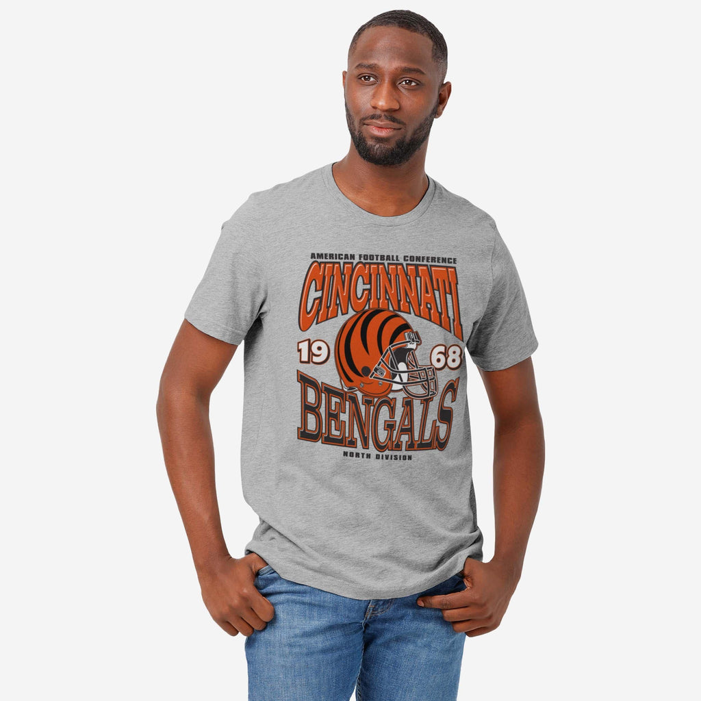 Cincinnati Bengals Classic Team Helmet T-Shirt FOCO