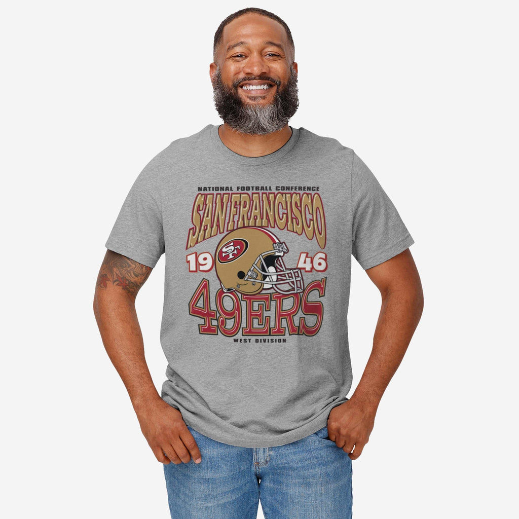 San Francisco 49ers Classic Team Helmet T-Shirt FOCO