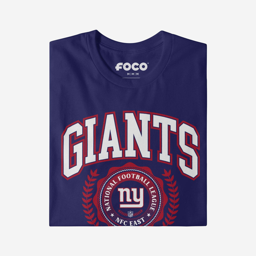 FOCO New York Giants Team Crest T-Shirt Navy / XL 4