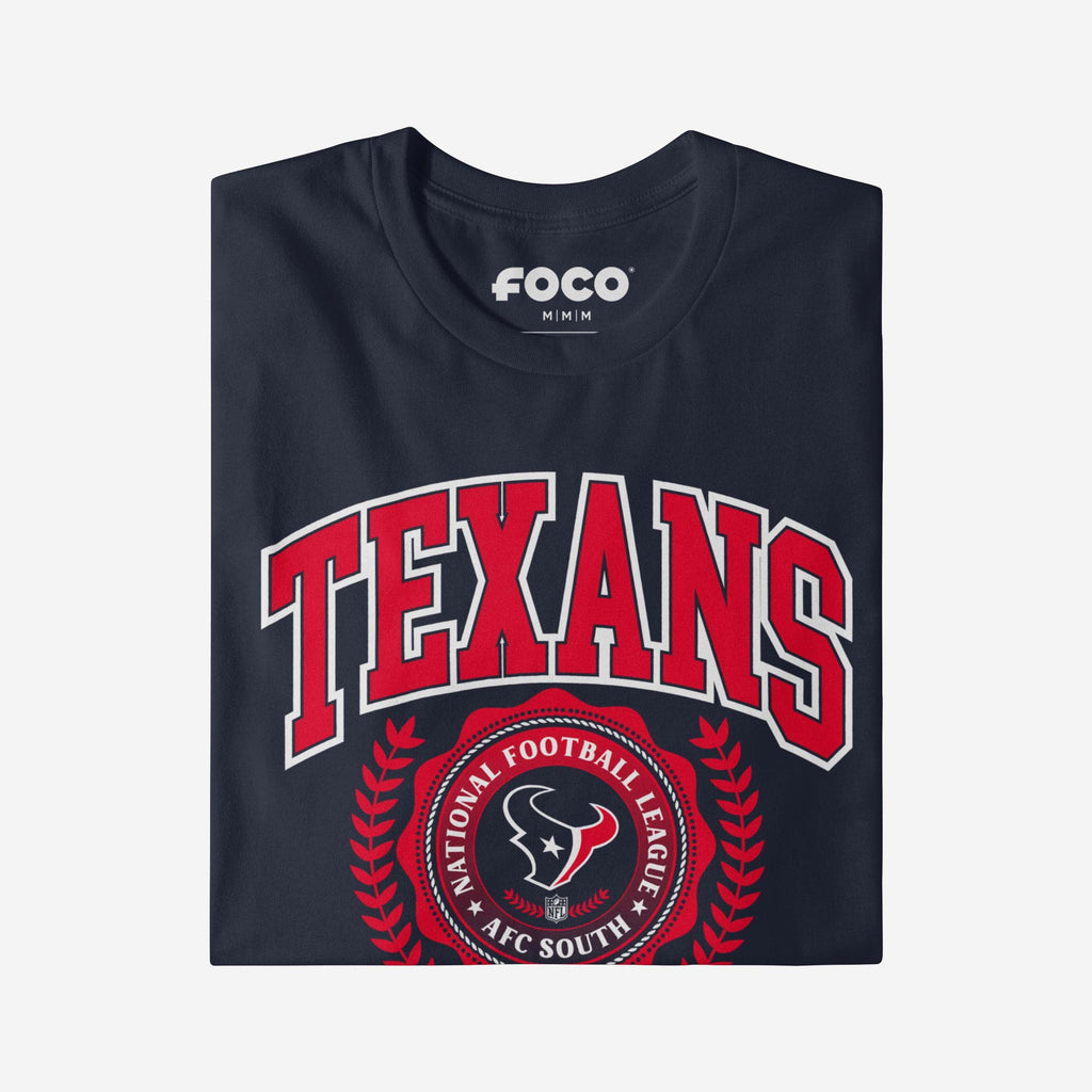 FOCO Houston Texans Team Crest T-Shirt White 3XL 4