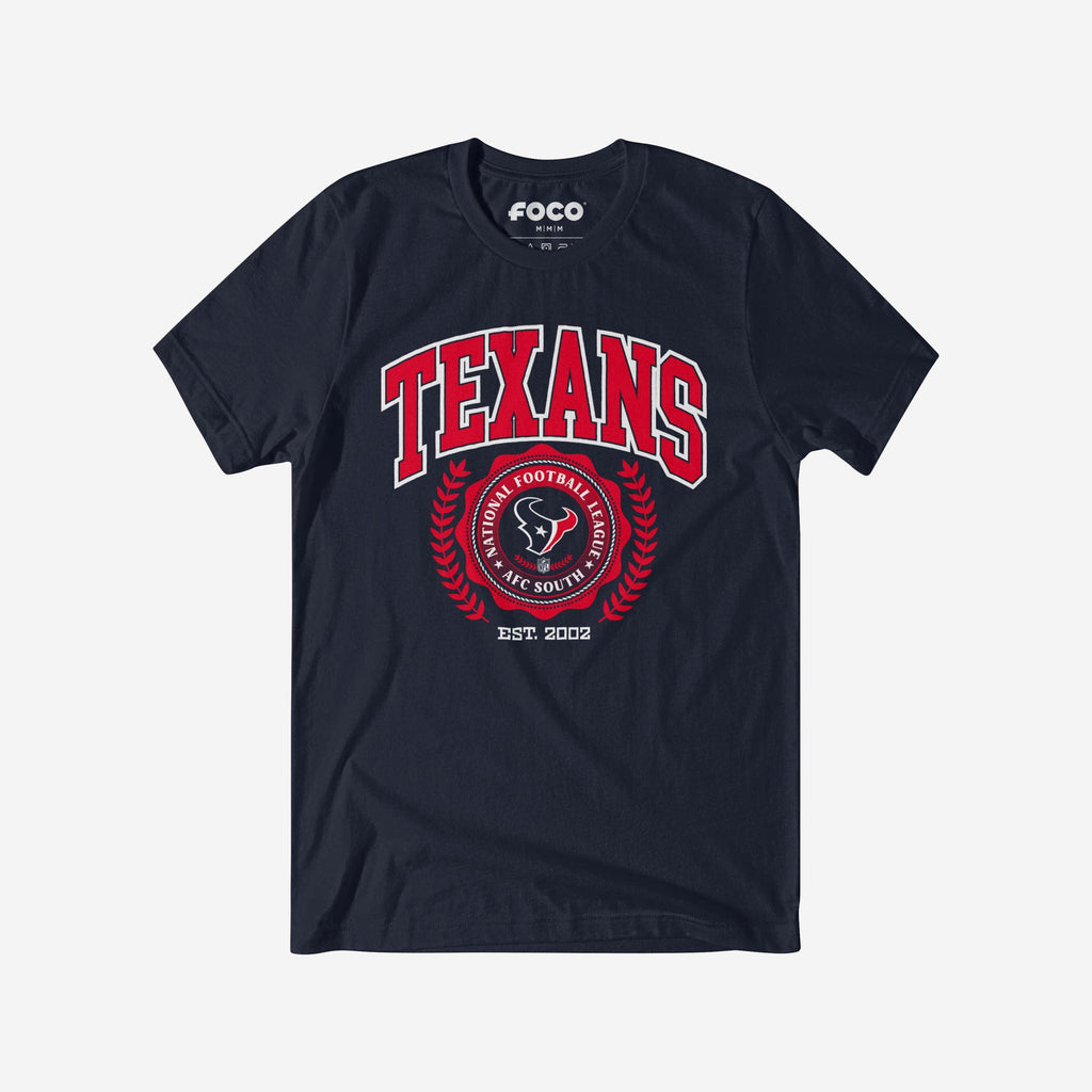 FOCO Houston Texans Team Crest T-Shirt White 3XL 2