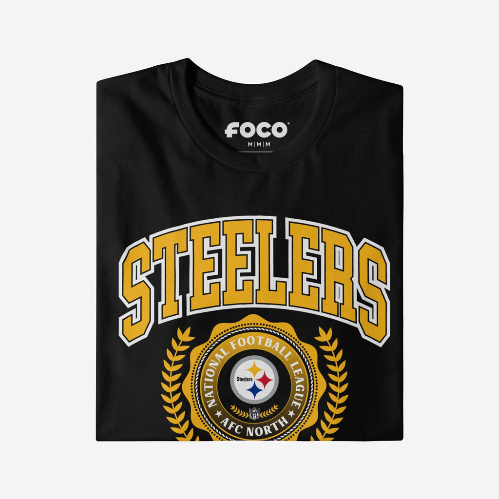 FOCO Pittsburgh Steelers Team Crest T-Shirt Black S 4