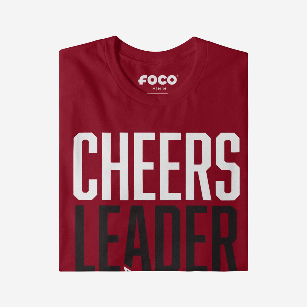 FOCO Arizona Cardinals Cheers Leader T-Shirt Red Size L 4