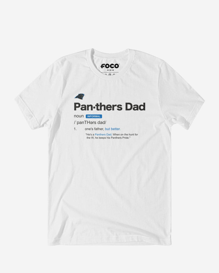 Carolina Panthers Dad Definition T-Shirt FOCO S - FOCO.com