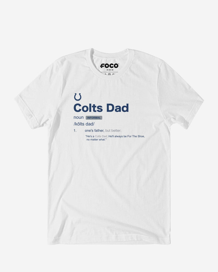 Indianapolis Colts Dad Definition T-Shirt FOCO S - FOCO.com