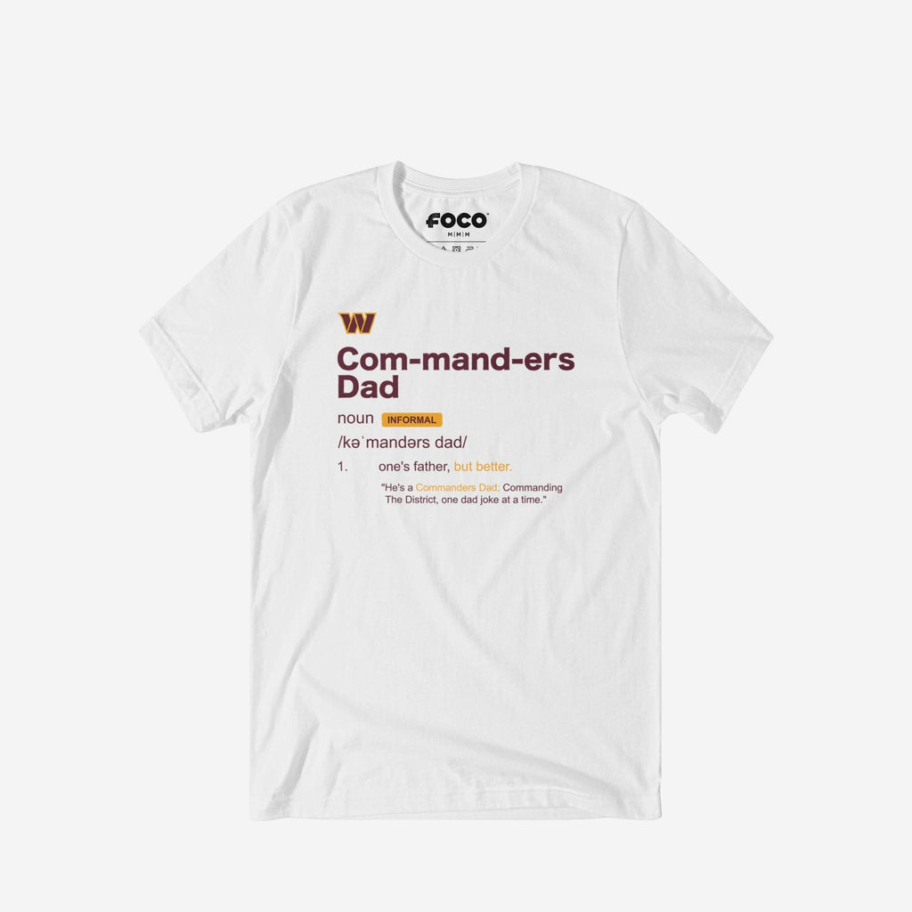 FOCO Washington Commanders Dad Definition T-Shirt Black/M 2