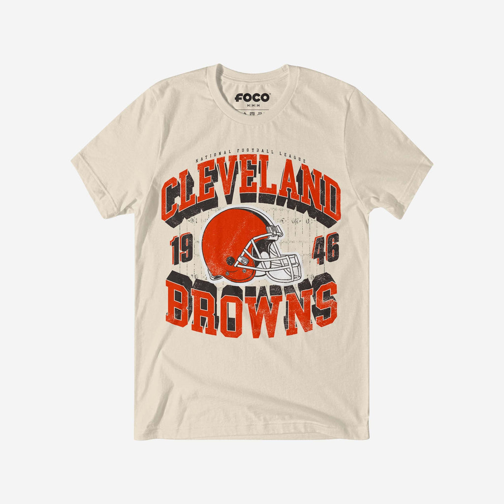 FOCO Cleveland Browns Field Arched Wordmark T-Shirt Men Size L 2