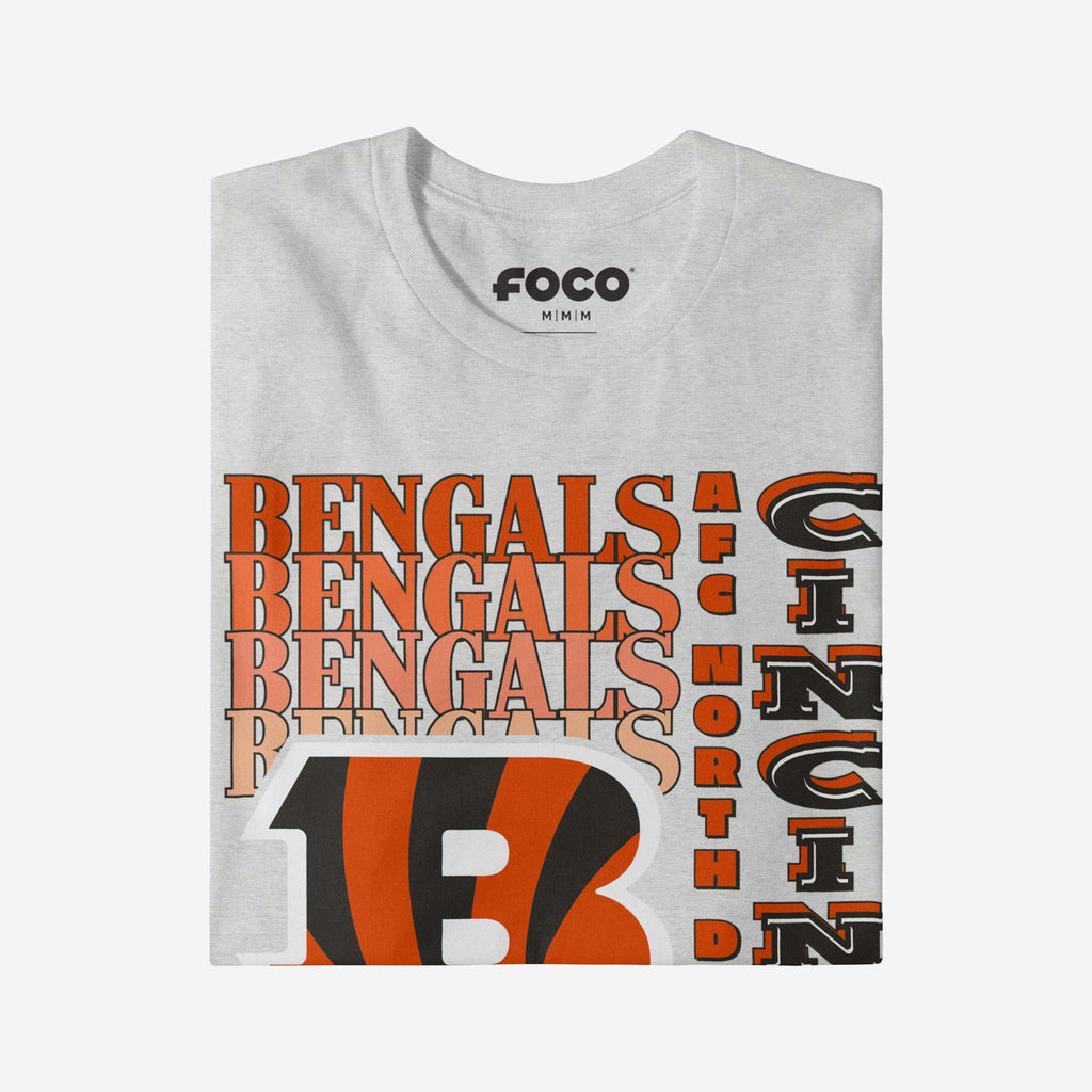 FOCO Cincinnati Bengals Gradient Wordmark T-Shirt Black M 4