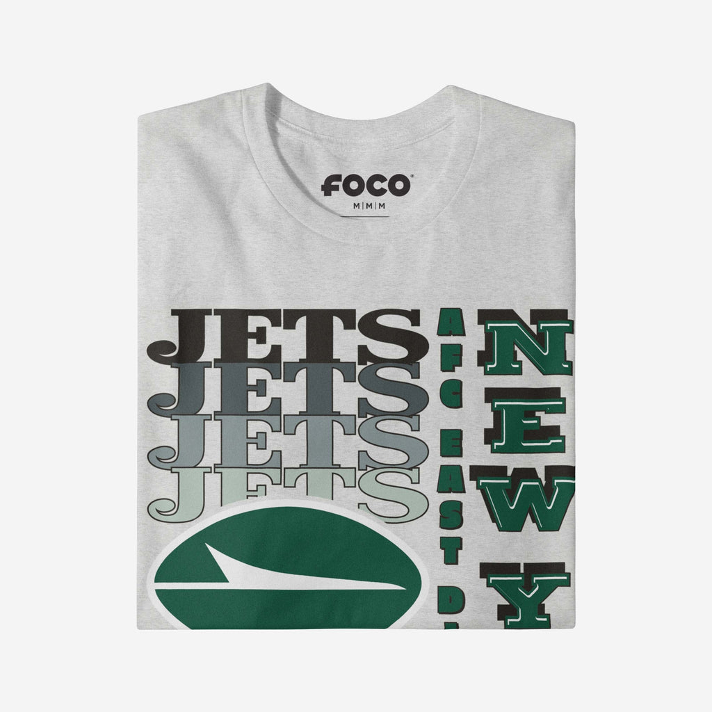 FOCO New York Jets Gradient Wordmark T-Shirt Green Size L 4