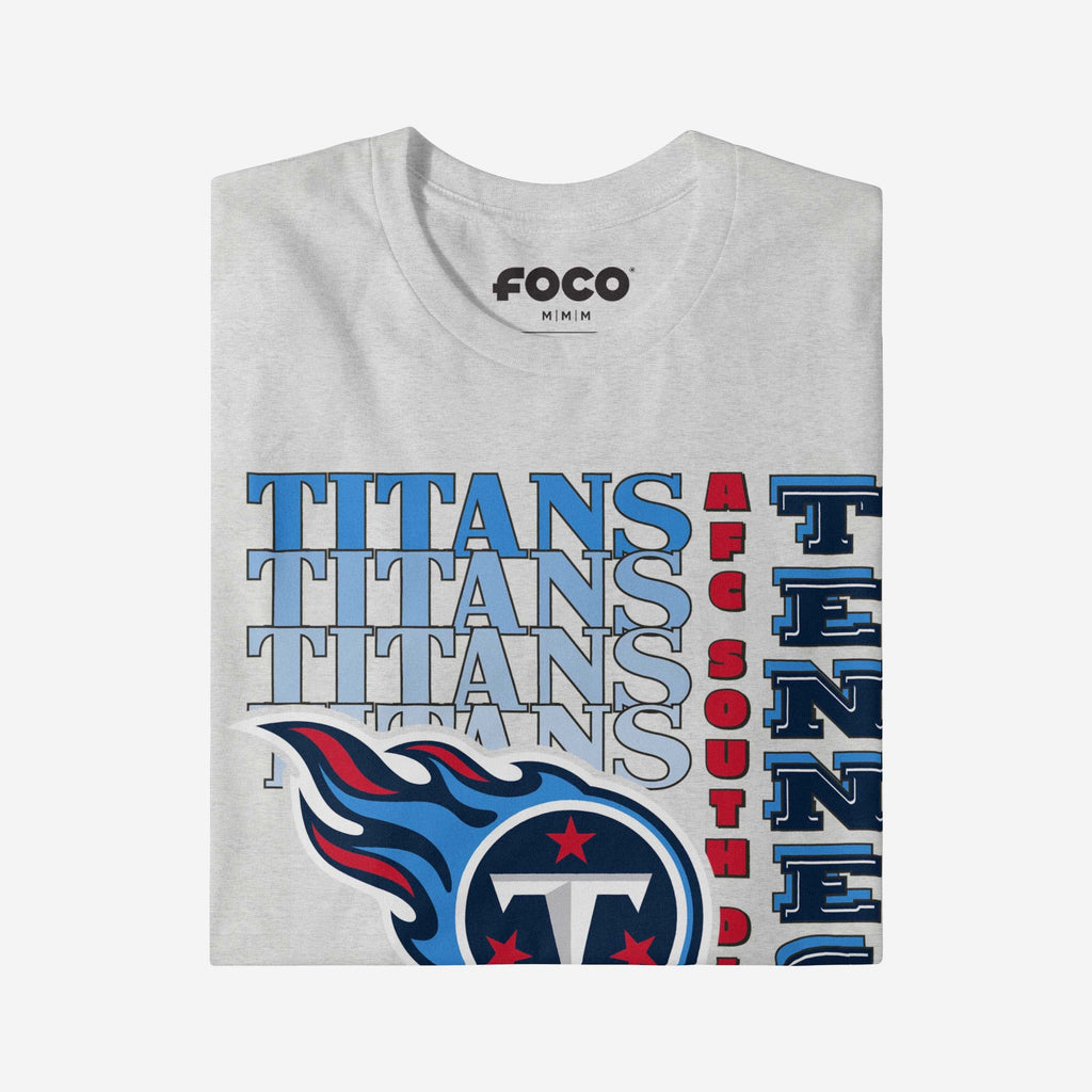 FOCO Tennessee Titans Gradient Wordmark T-Shirt Blue S 4