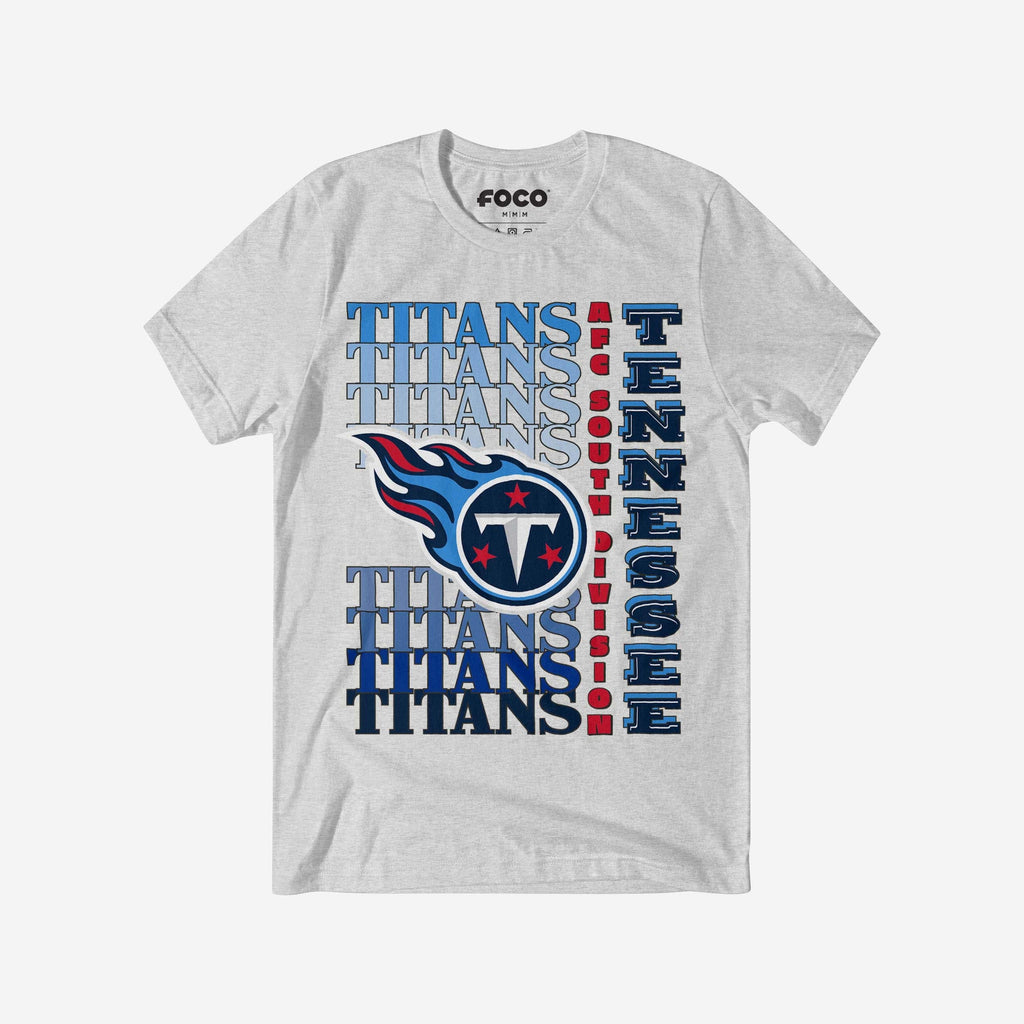 FOCO Tennessee Titans Gradient Wordmark T-Shirt Blue S 2