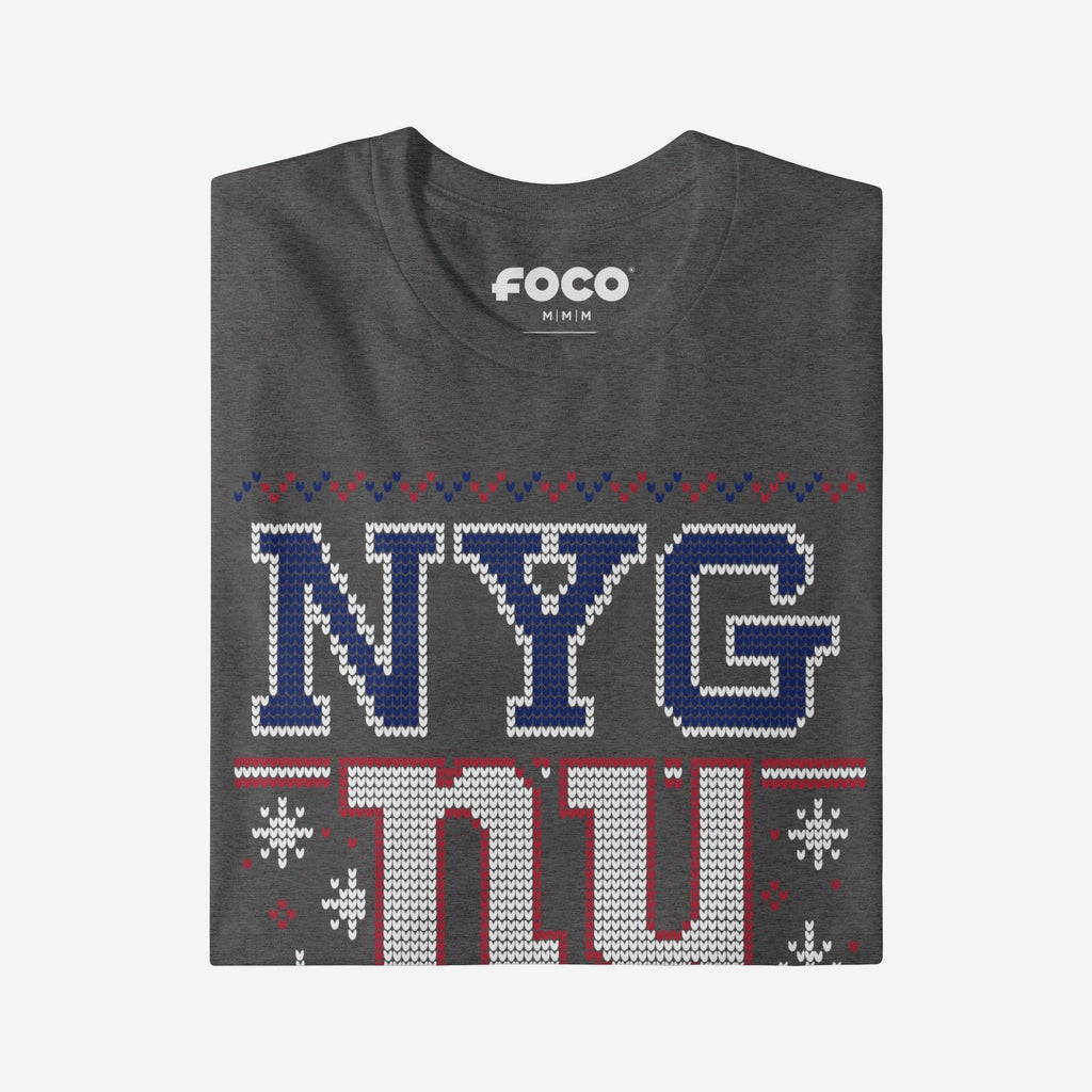 FOCO New York Giants Holiday T-Shirt Unisex S 4