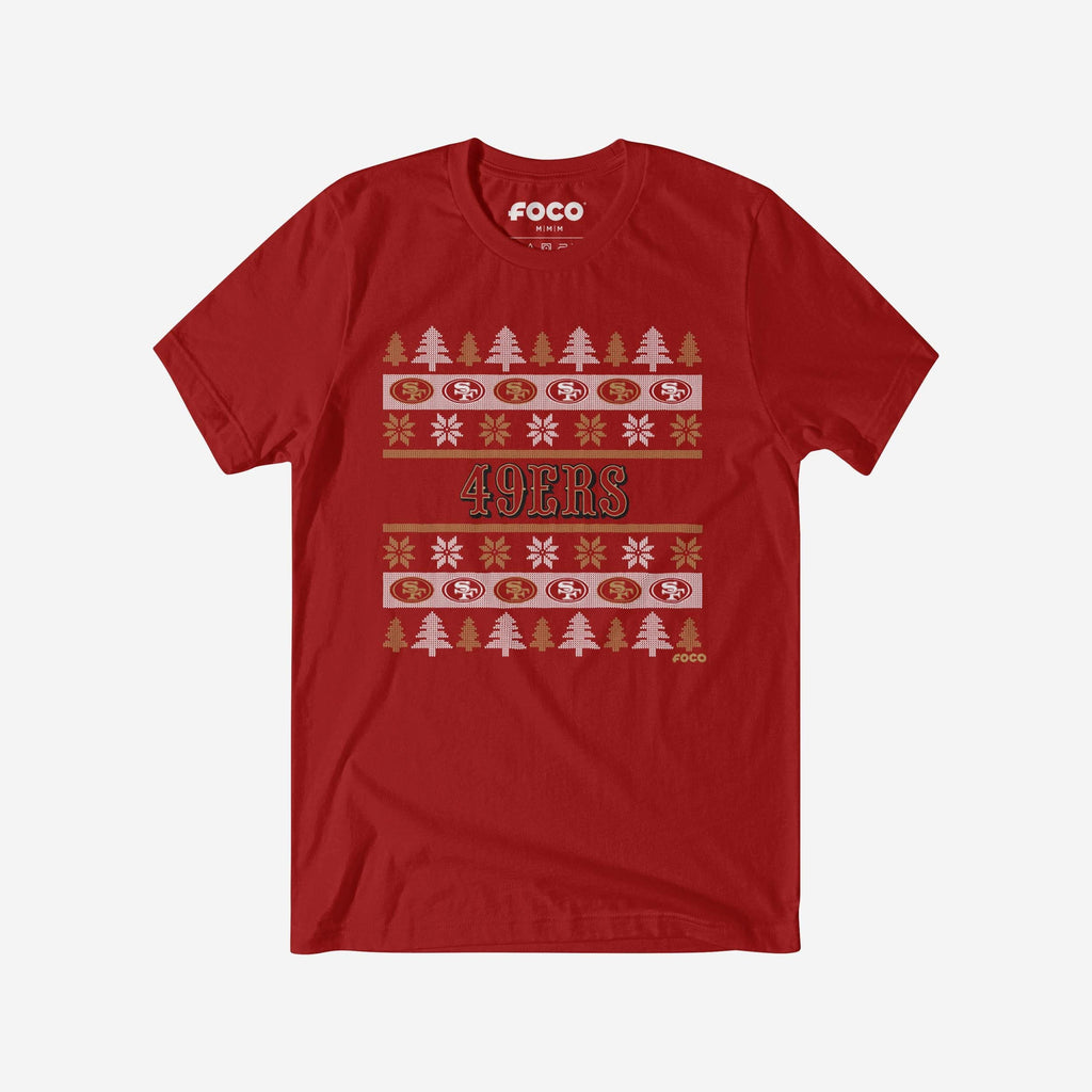 FOCO San Francisco 49ers Holiday Pullover T-Shirt - 3XL - Herren 2