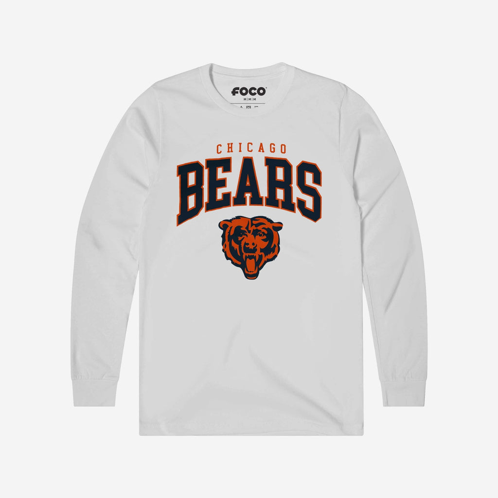 FOO Chicago Bears Classic Logo T-Shirt White 3XL 2