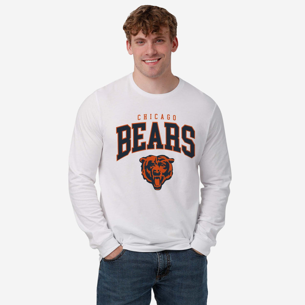 FOO Chicago Bears Classic Logo T-Shirt White 3XL 3