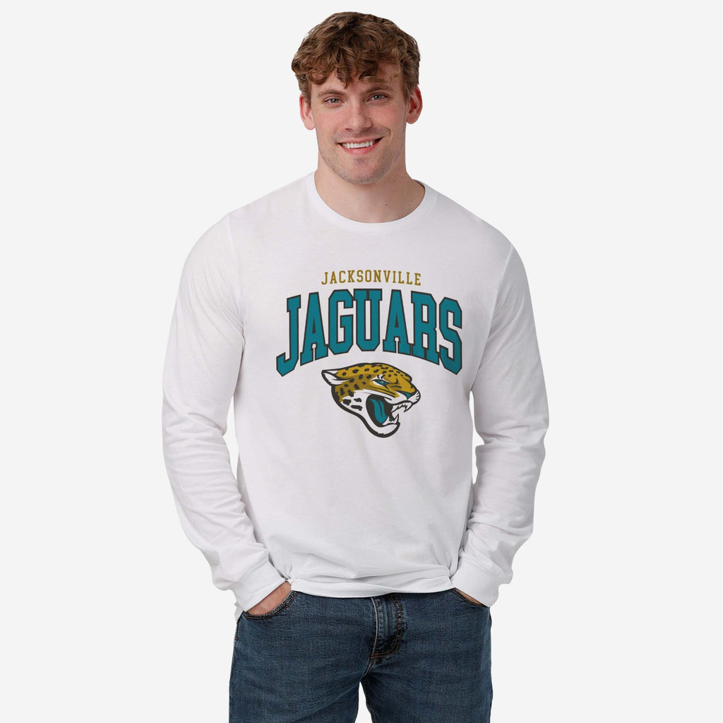 FOCO Jacksonville Jaguars Classic Logo Long Sleeve T-Shirt Black XL 3