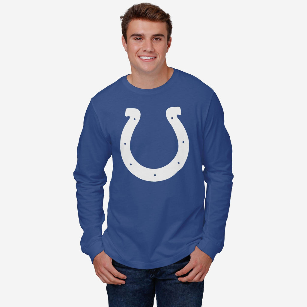 FOCO Indianapolis Colts Primary Logo Long Sleeve T-Shirt White / S 3