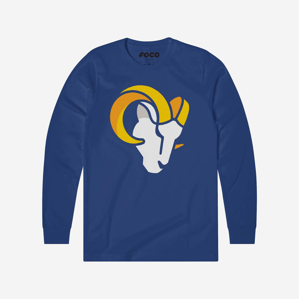 FOCO Los Angeles Rams Primary Logo Long Sleeve T-Shirt Black / 3XL 2