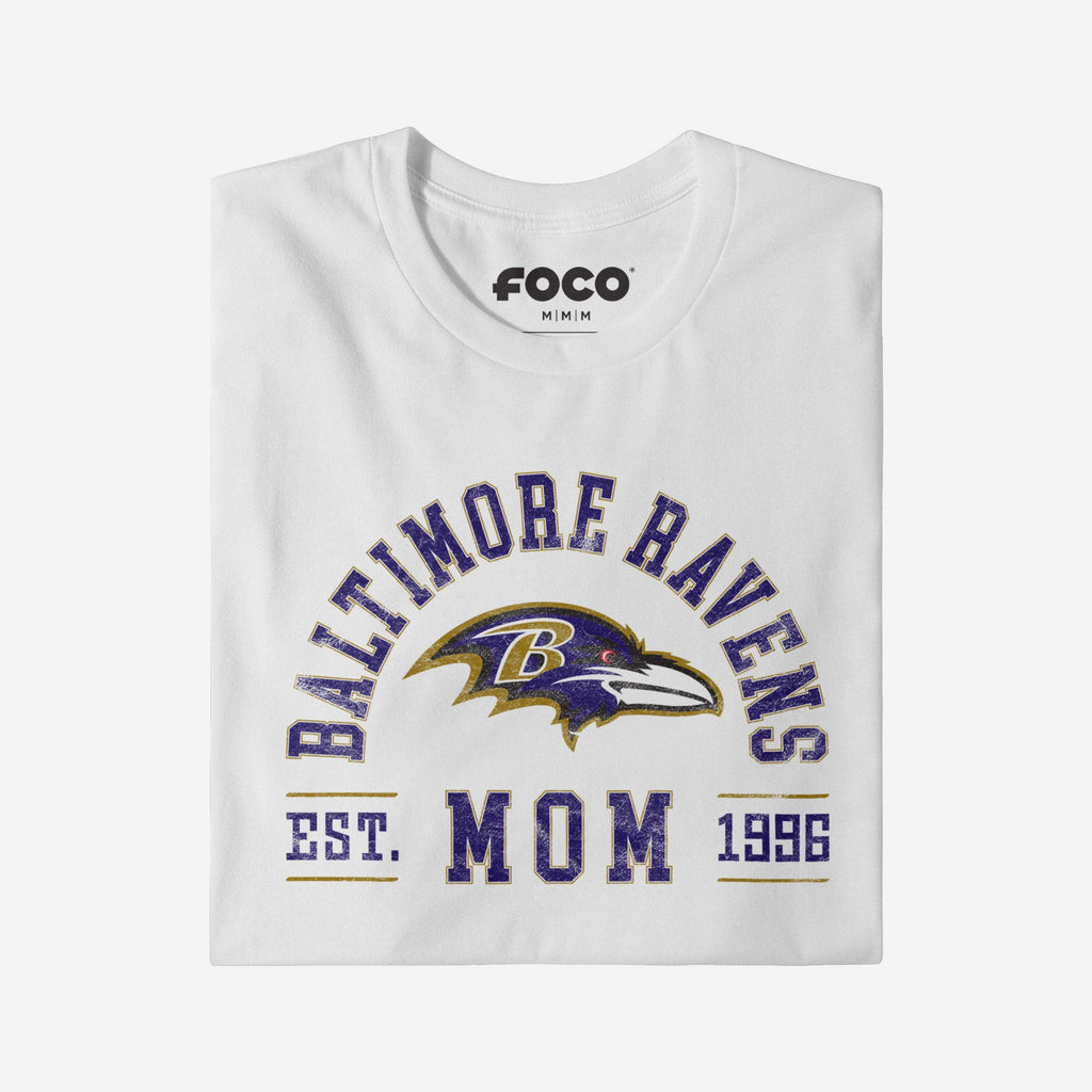 FOCO Baltimore Ravens Mom Arched T-Shirt Purple S Women 4