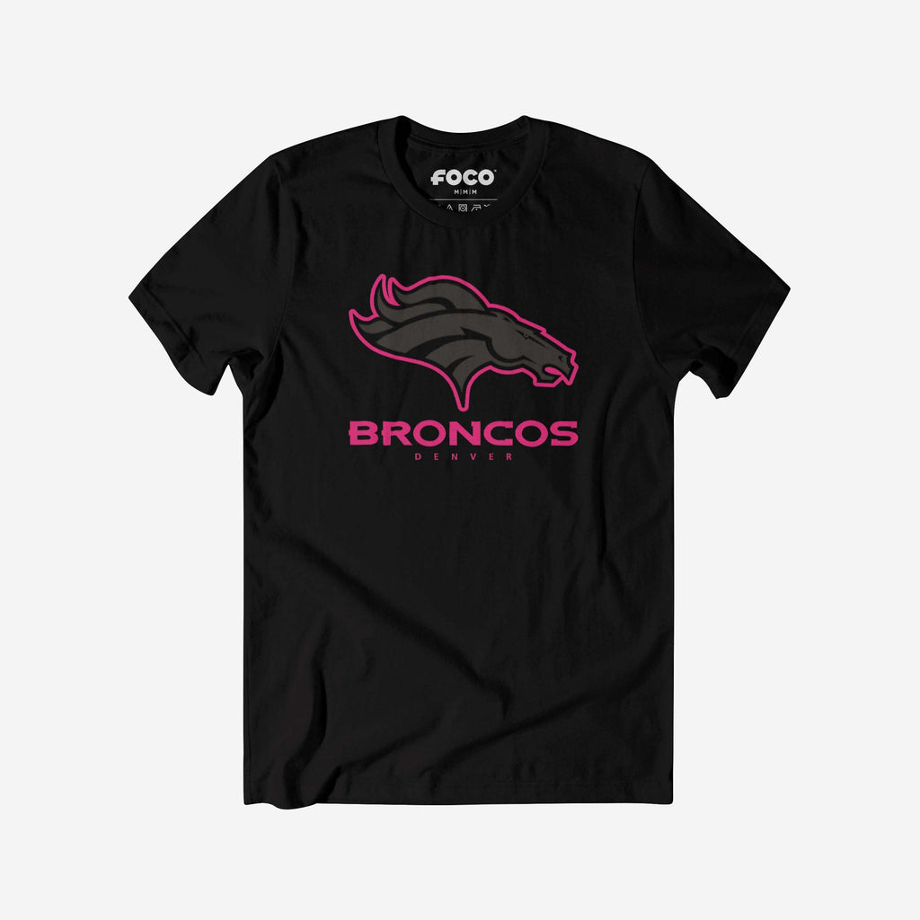 FOCO Denver Broncos Highlight Reel T-Shirt Black/Volt S Men 2