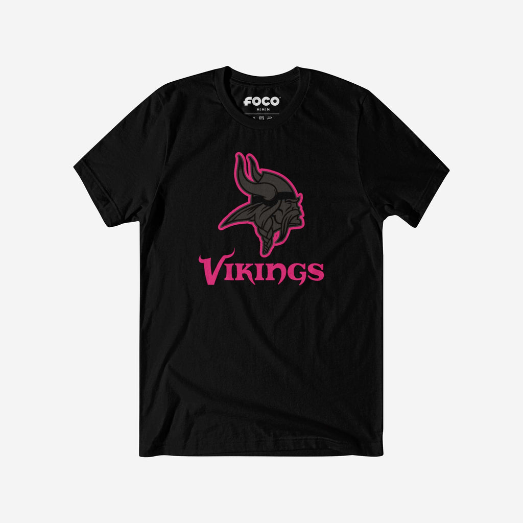 FOCO Minnesota Vikings Highlight Reel T-Shirt Black/Neon Pink S Men 2