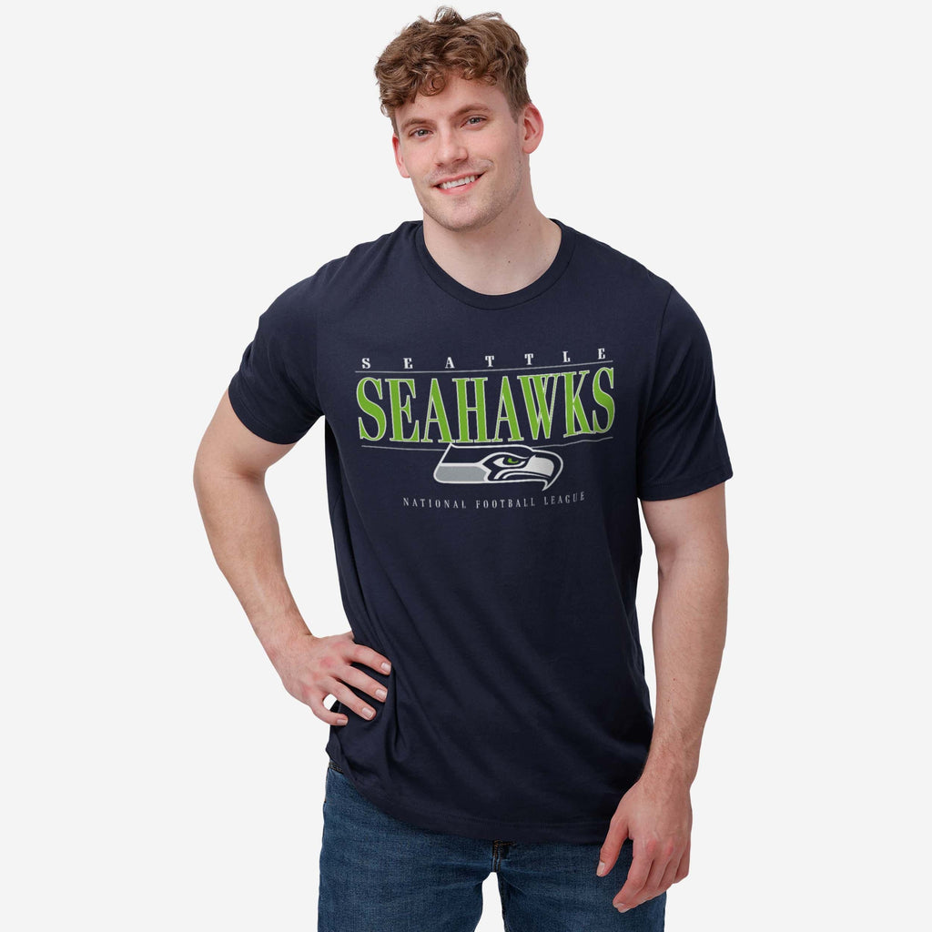 Seattle Seahawks Signature Bar T-Shirt FOCO